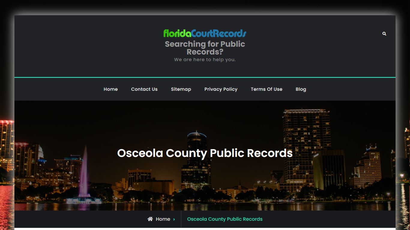 Osceola County Public Records | Searching for Public Records?